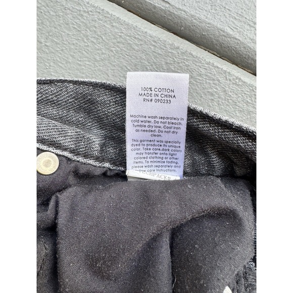 Pacsun Women's Baggy Boyfriend Dark Wash Shorts Size 26 - Picture 5 of 6